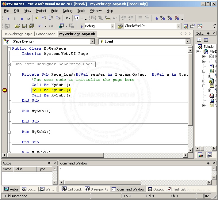 Visual Studio .Net 2003