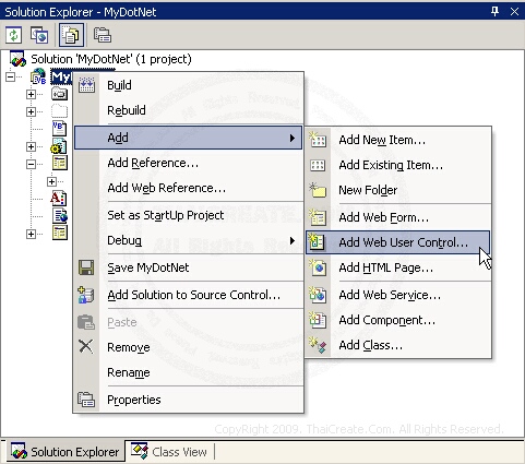 ASP.NET & Visual Studio .Net 2003 - Web User Control