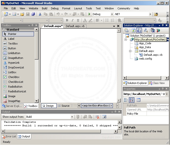 Visual Studio 2005 Web Development ASP.NET & Visual Studio 2005,2008 - Web User Control