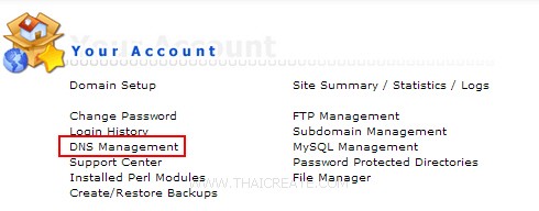  Direct Admin : DNS Management