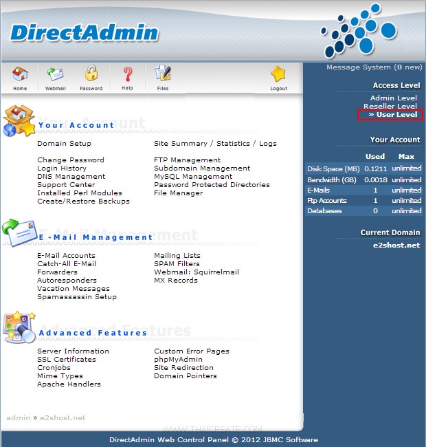 Direct Admin
