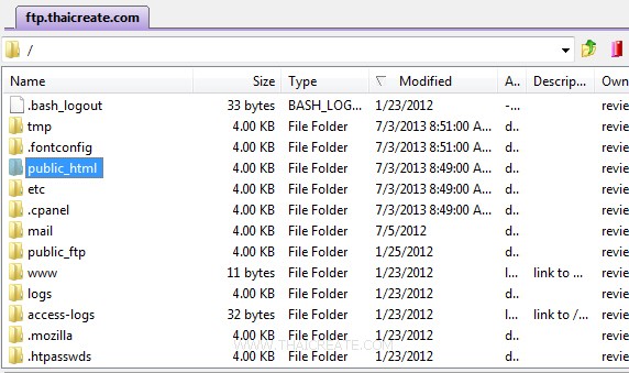 Cpanel FTP Upload