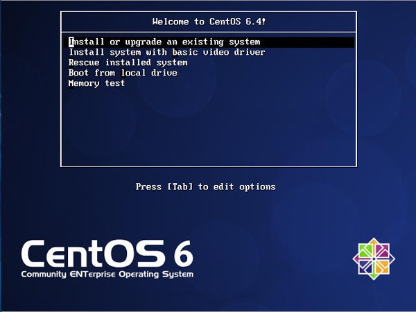 Install Linux OS Server
