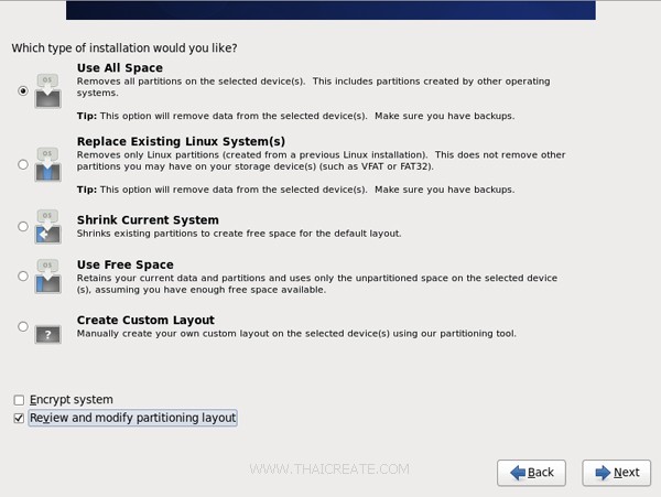 Install Linux OS Server Install Linux OS Server