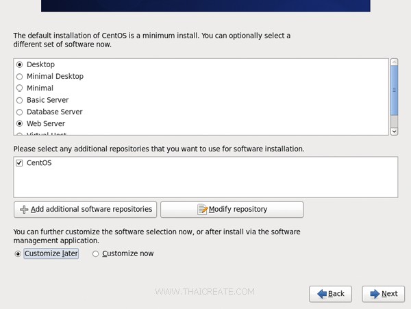 Install Linux OS Server