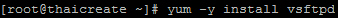 Install FTP Linux FTP Account