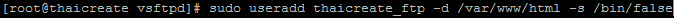 Install FTP Linux FTP Account