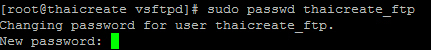 Install FTP Linux FTP Account