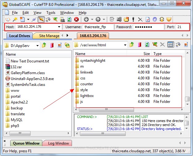 Install FTP Linux FTP Account