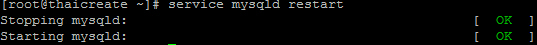 Linux Install MySQL Database