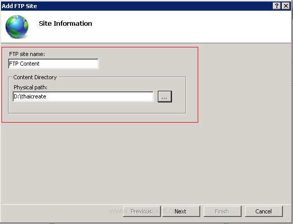 Windows Server 2008 FTP Account and Upload