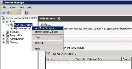 ASP / ASP.Net / CGI บน IIS Web Server (Windows Server 2008)