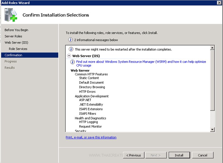 Windows Server 2008 IIS Web Server