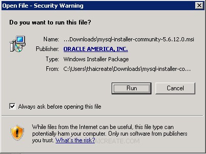 Mysql Server 2008 ติดตั้ง MySQL Database เพื่อใช้งาน MySQL บน Windows Server 2008