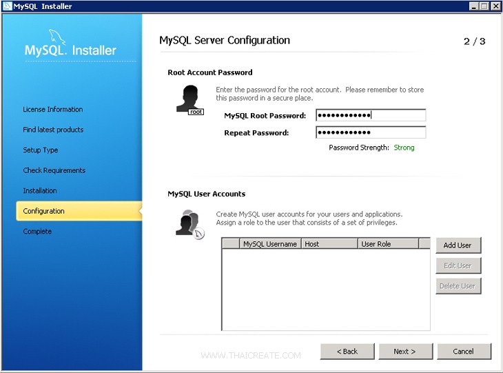 Mysql Server 2008 ติดตั้ง MySQL Database เพื่อใช้งาน MySQL บน Windows Server 2008