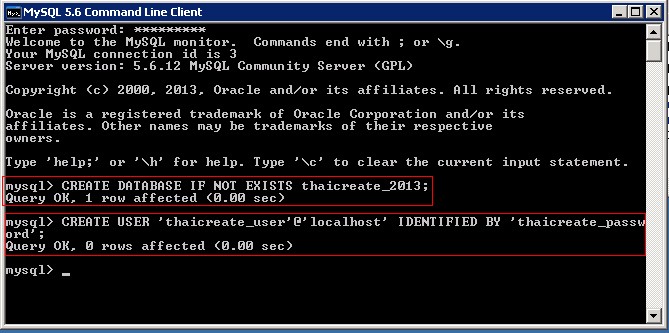 Windows Server 2008 MySQL Database
