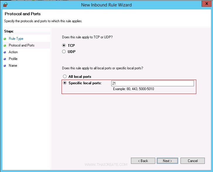 Windows Server 2012 FTP Account and Upload