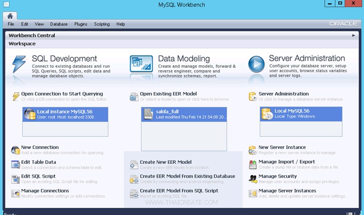 Windows Server 2012 MySQL Database