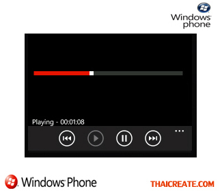 Windows Phone Slider Progress and Media Player