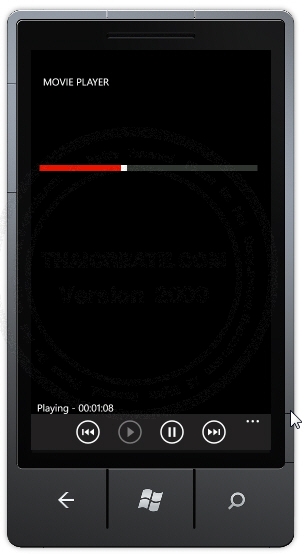 Windows Phone Slider Progress and Media Player