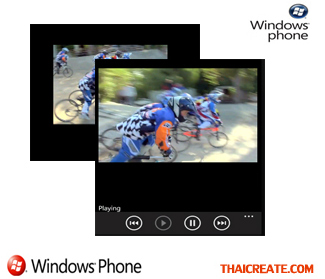 Windows Phone Play Media Player (VDO,MP3)