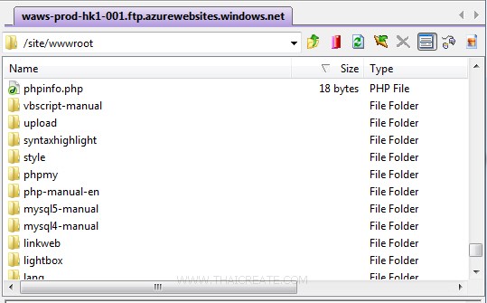 Windows Azure Web Sites FTP Upload