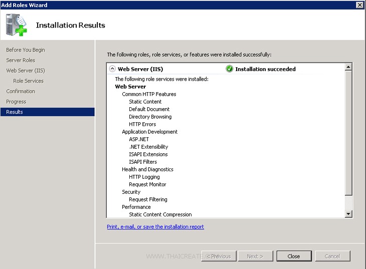 Windows Azure VM IIS Web Sever Endpoint