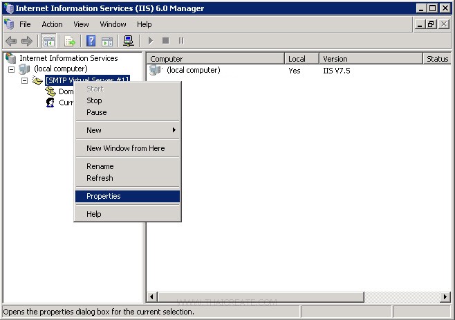 Windows Azure VM Windows Server SMTP Mail