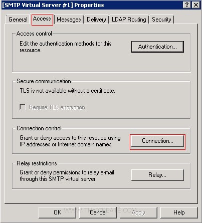 Windows Azure VM Windows Server SMTP Mail