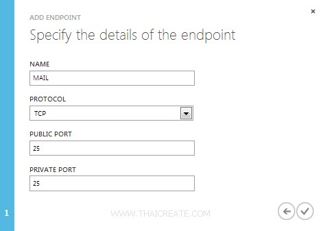 Windows Azure VM Windows Server SMTP Mail