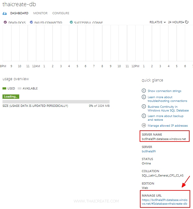 Windows Azure SQL Database