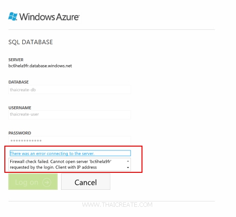 Windows Azure and SQL Azure / SQL Database
