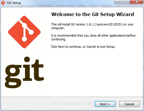 Windows Azure การ Deploy Application Git