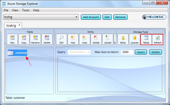 How to use Java (JSP) Add Entity to a Table Storage