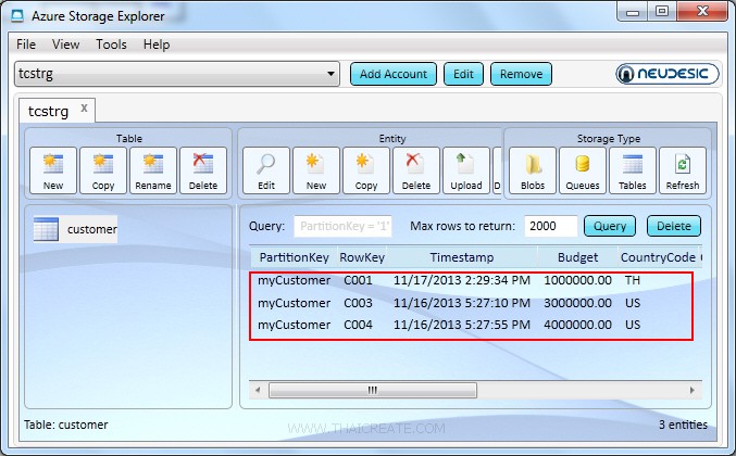 How to use Java (JSP) Delete Entity in Table Storage 