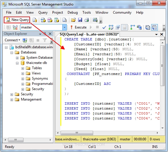 Windows Azure SQL Database