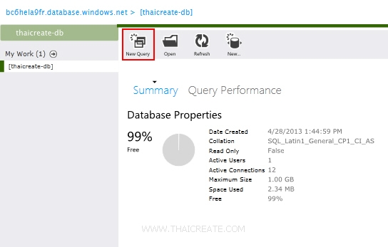 Windows Azure SQL Database