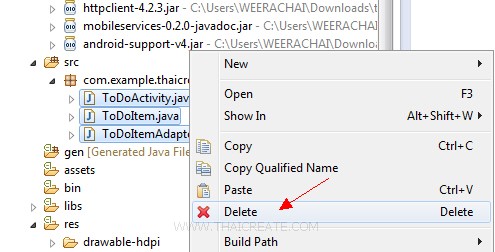 Android Connect to Mobile Services Windows Azure