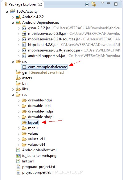 Android Connect to Mobile Services Windows Azure