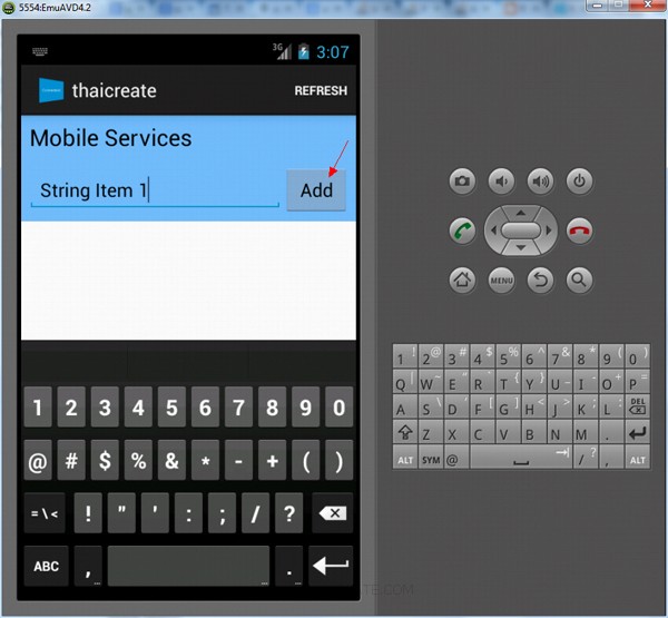 Android Create Mobile Services