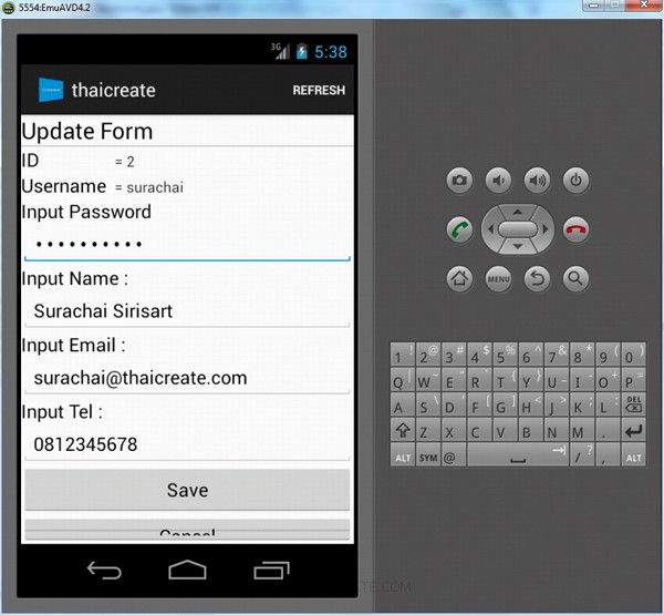 Android  Update Data (Android and Mobile Services) Android  Update Data (Android and Mobile Services)