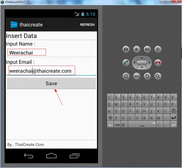 Android Modify data in Mobile Services