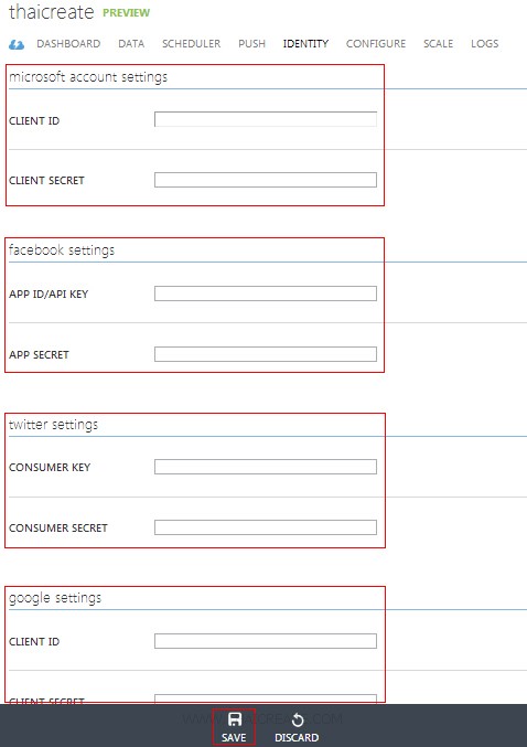 Authentication Azure Mobile Services iOS iPhone Authentication Azure Mobile Services iOS iPhone