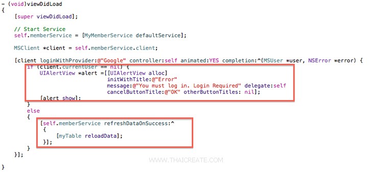 Authentication Azure Mobile Services iOS iPhone Authentication Azure Mobile Services iOS iPhone