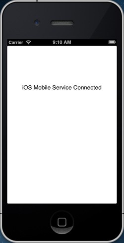 iOS Connect Mobile Services