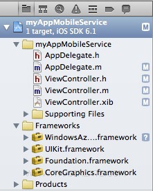 iOS/iPhone Mobile Services Create Table iOS/iPhone Mobile Services Create Table