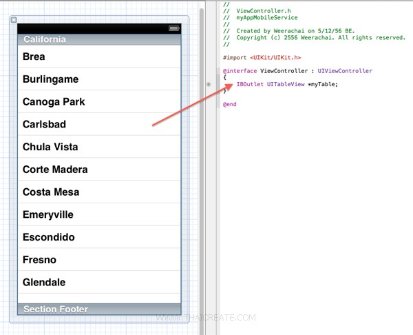 iOS / iPhone Mobile Services Read Table