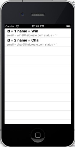 iOS / iPhone Mobile Services Read Table Where iOS / iPhone Mobile Services Read Table Where