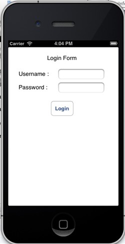 iOS iPhone Login User Password