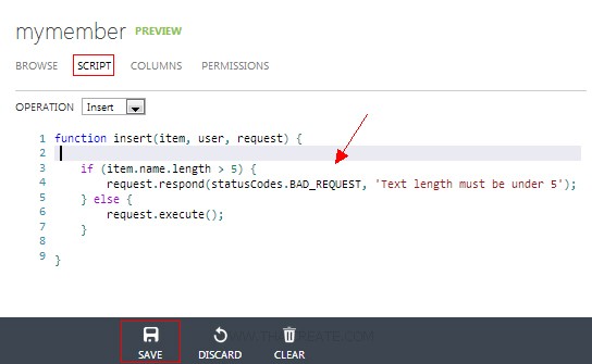 Validate Modify data in Mobile Services บน iOS Validate Modify data in Mobile Services บน iOS